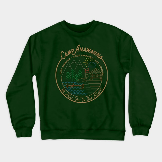 Camp Anawanna - Color Crewneck Sweatshirt by Nazonian